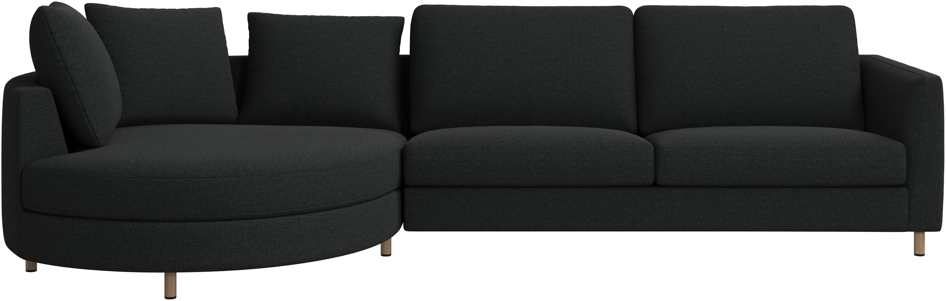 Indivi sofa with chaise longue left