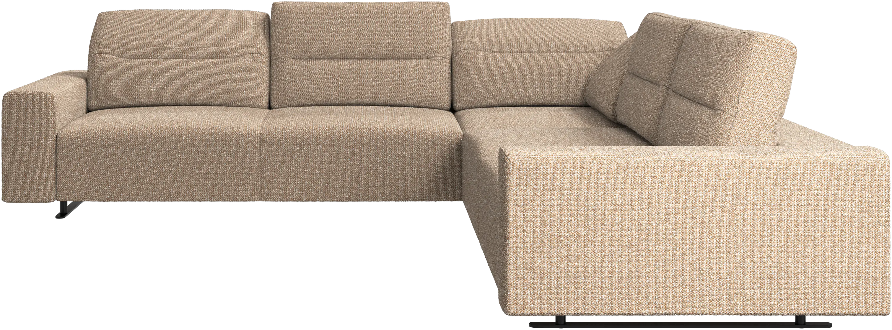 Hampton corner sofa with adjustable back