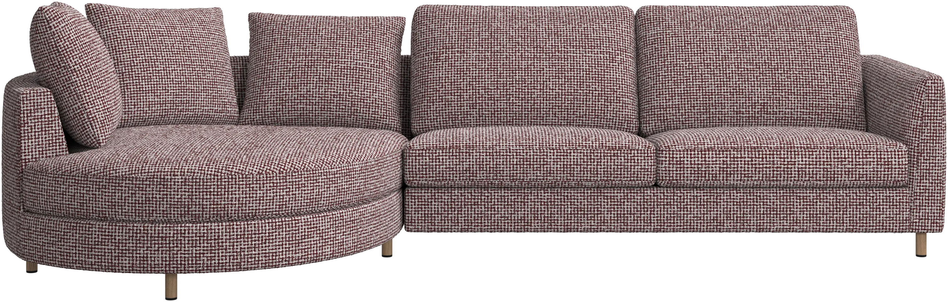 Indivi sofa with chaise longue left