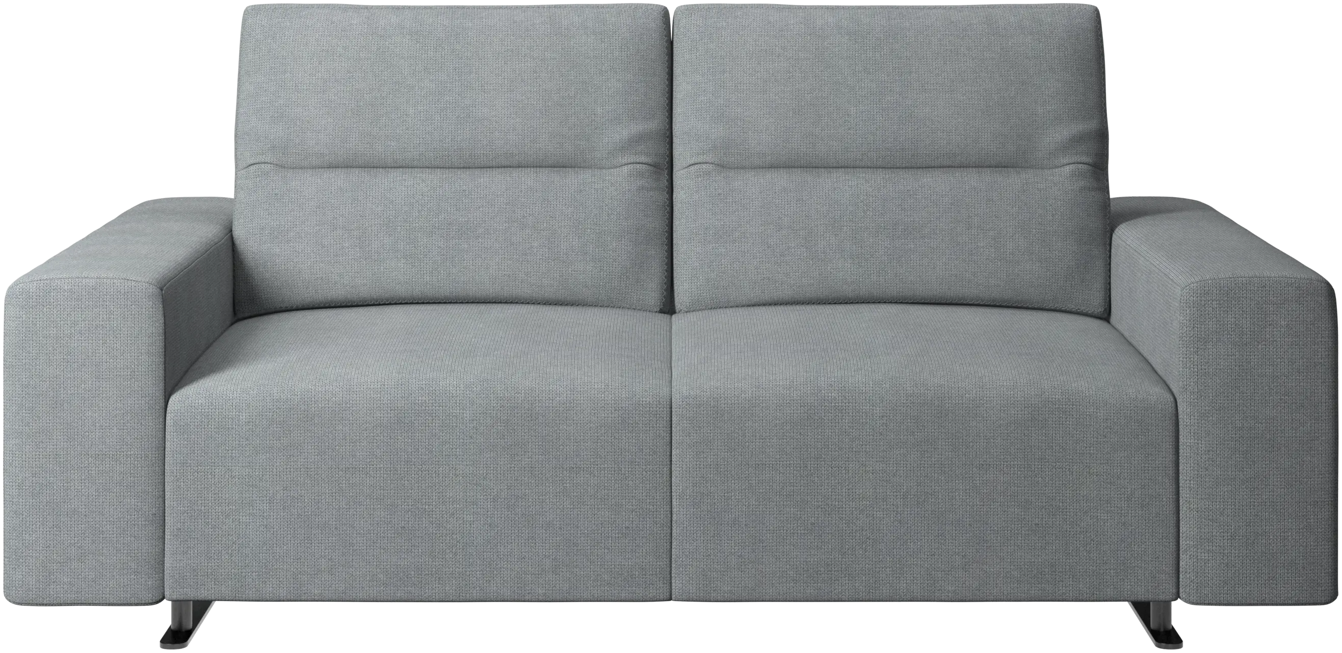 Hampton sofa with adjustable back and storage on the left side