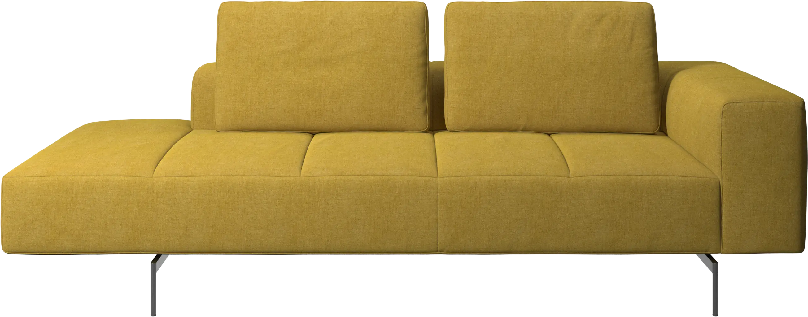 Amsterdam resting module for sofa, armrest right, open end left