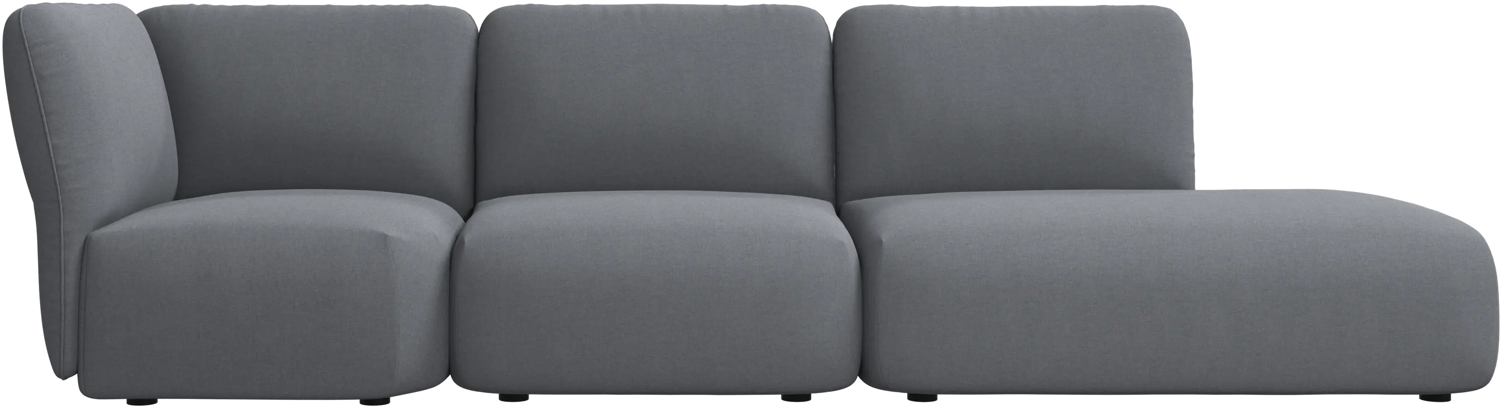 Paraggi sofa with lounging unit left