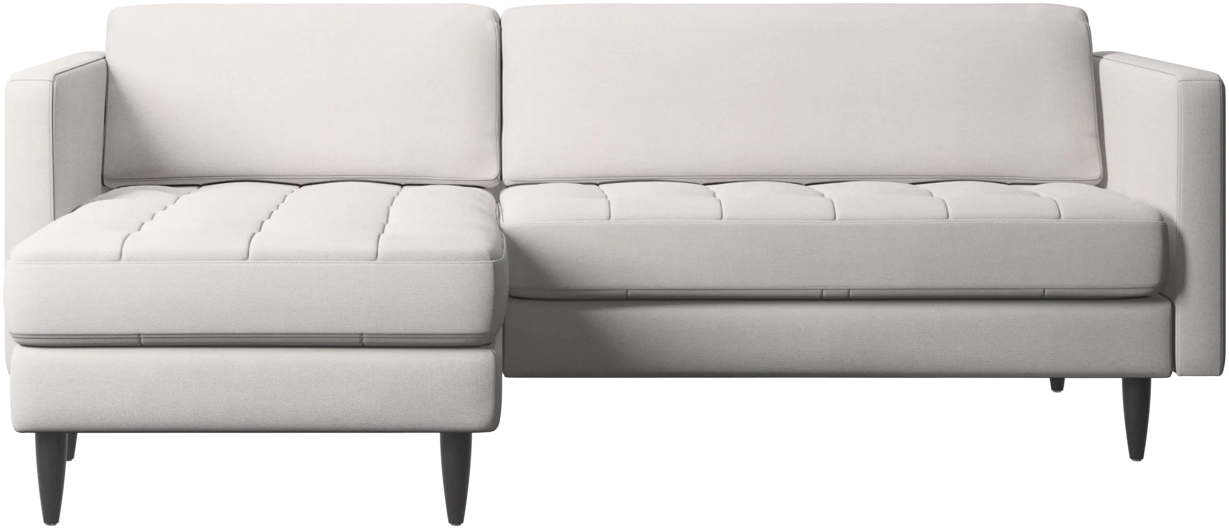Osaka sofa with resting unit, tufted seat