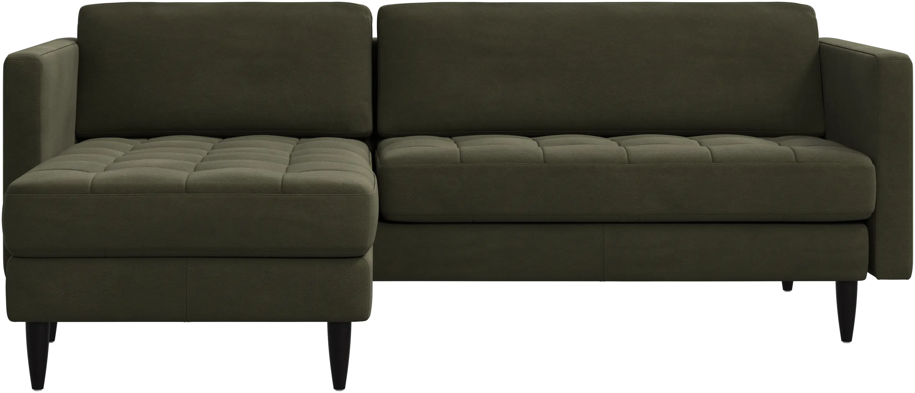 Osaka sofa with resting unit, tufted seat