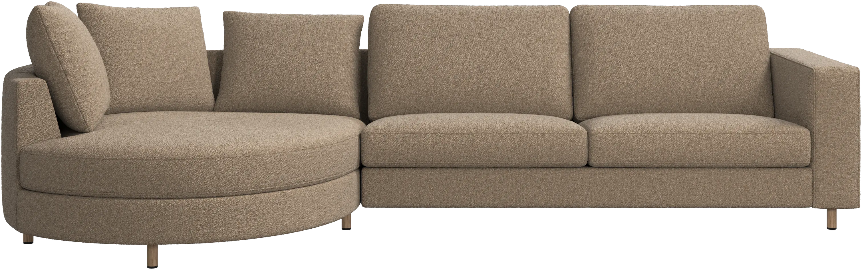 Indivi sofa with chaise longue left
