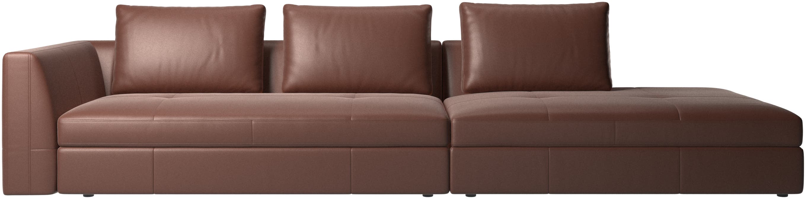 Bergamo sofa mit recamiere