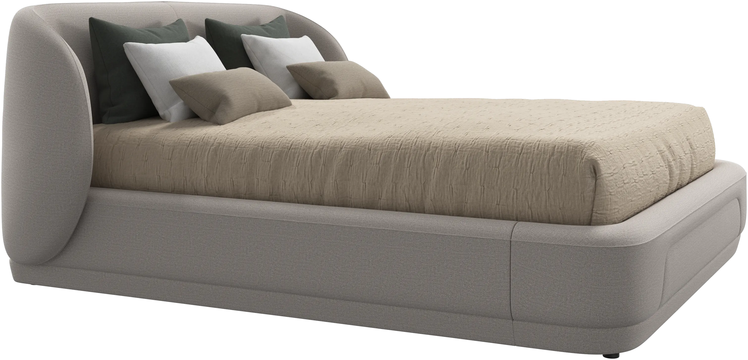 Lit Bolzano avec sommier à lattes – l152,5xL190 cm