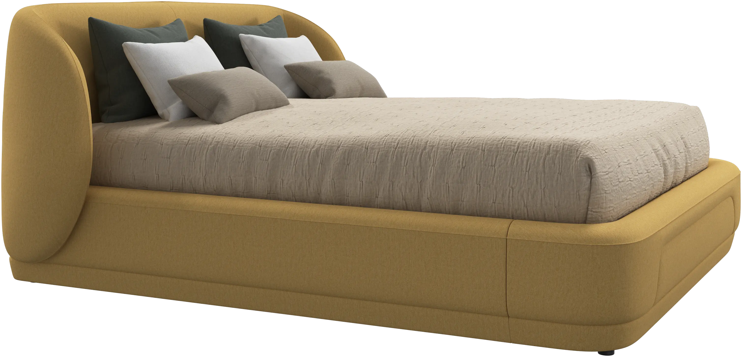 Bolzano bed with slats  - 152.5x203 cm