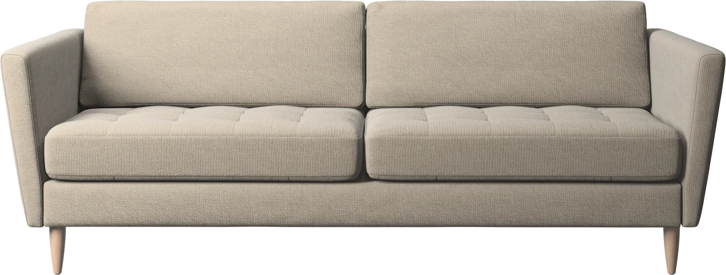 Osaka sofa, tufted seat
