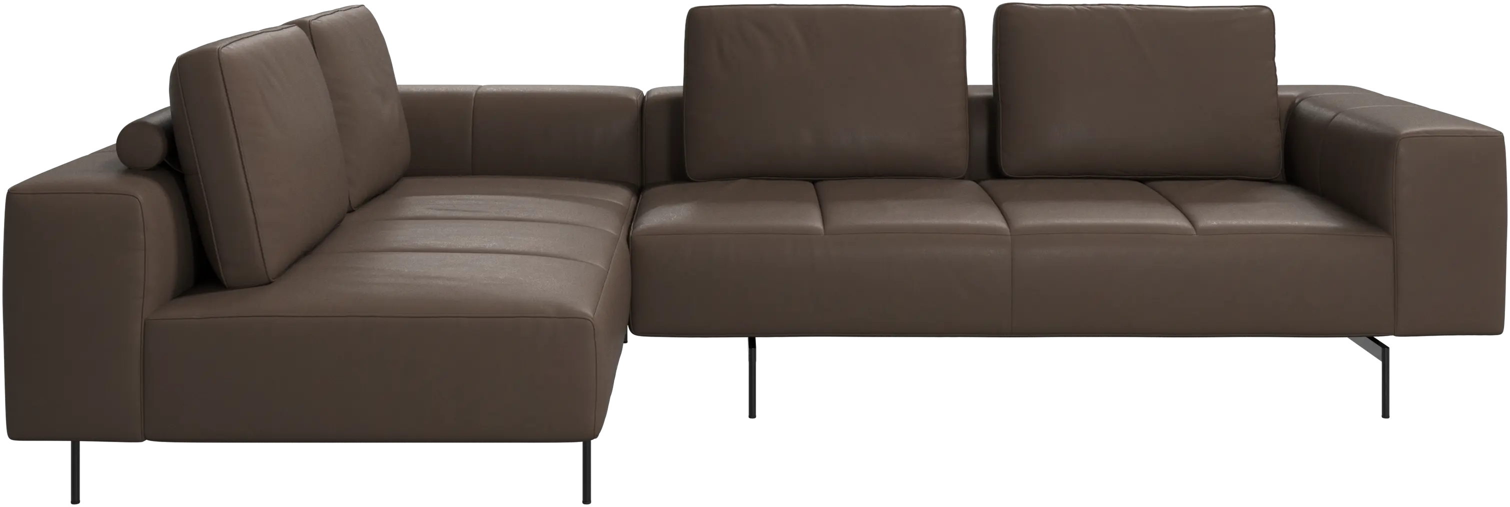 Amsterdam corner sofa with lounging unit
