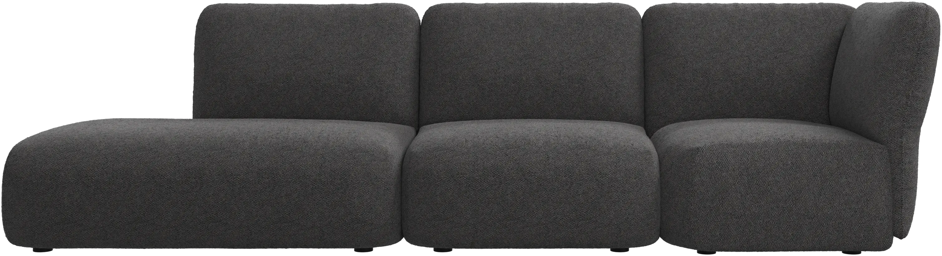Paraggi sofa with lounging unit right