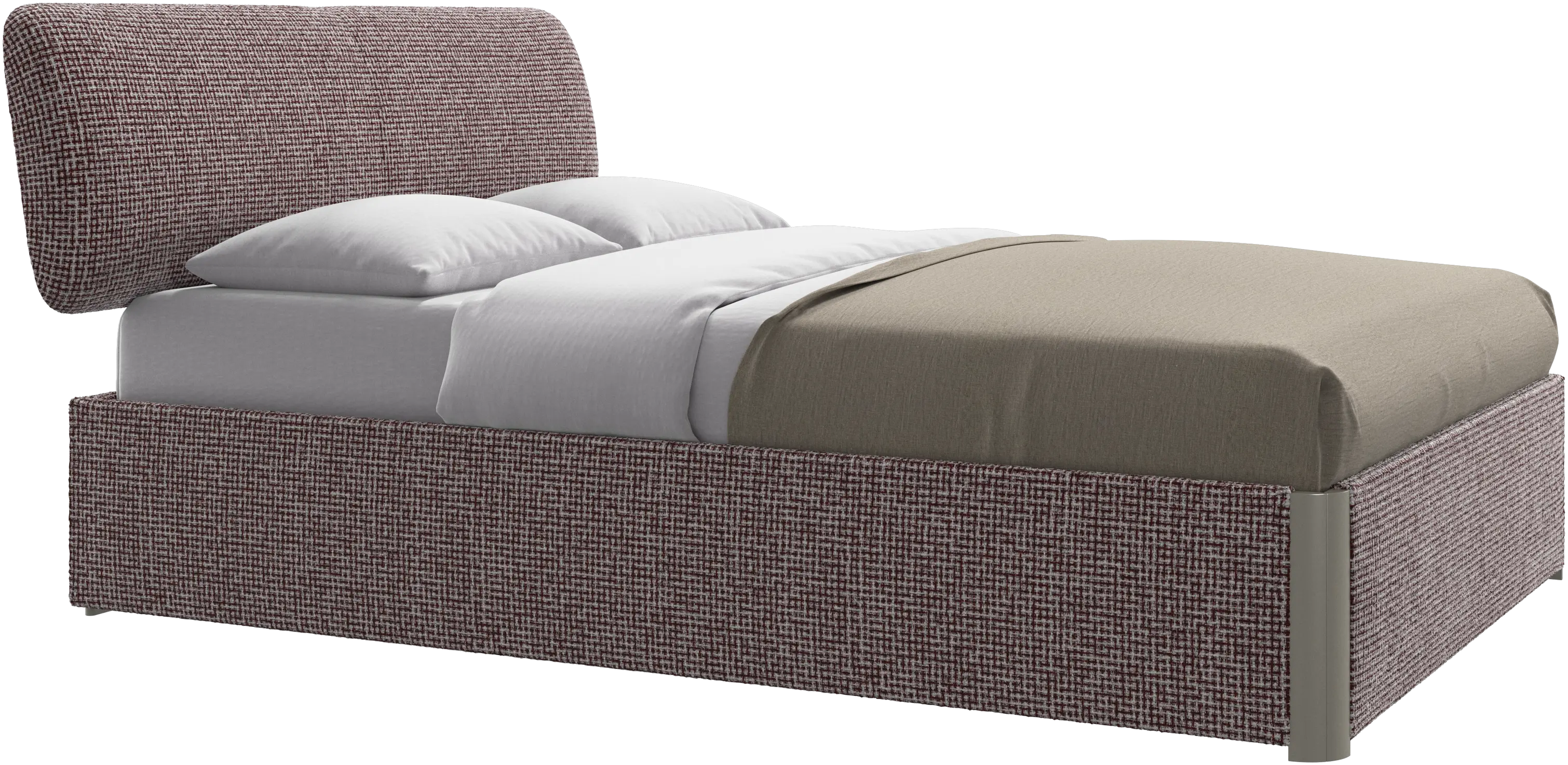 Element bed, bed-mounted headboard, without slats, excl. mattress