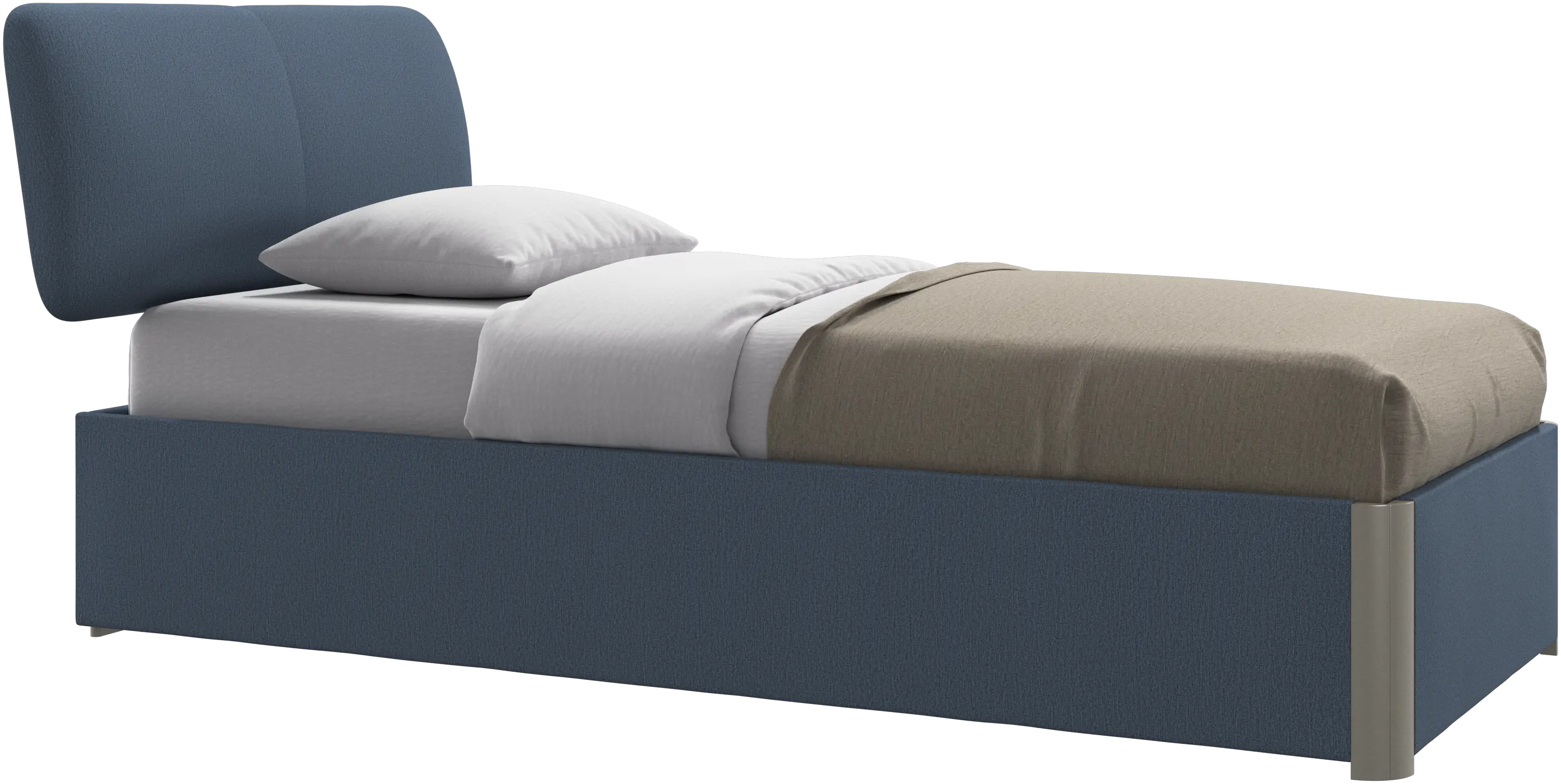 Element bed, bed-mounted headboard, without slats, excl. mattress