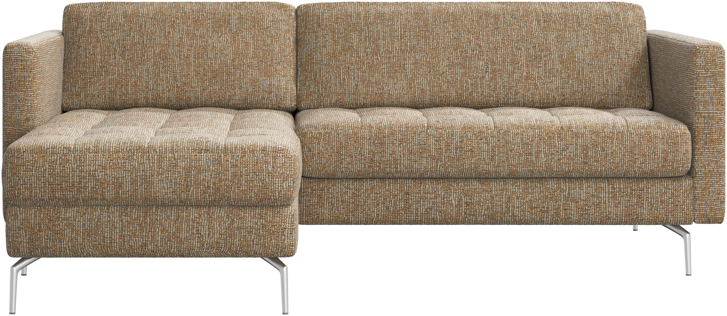 Osaka sofa with resting unit, tufted seat