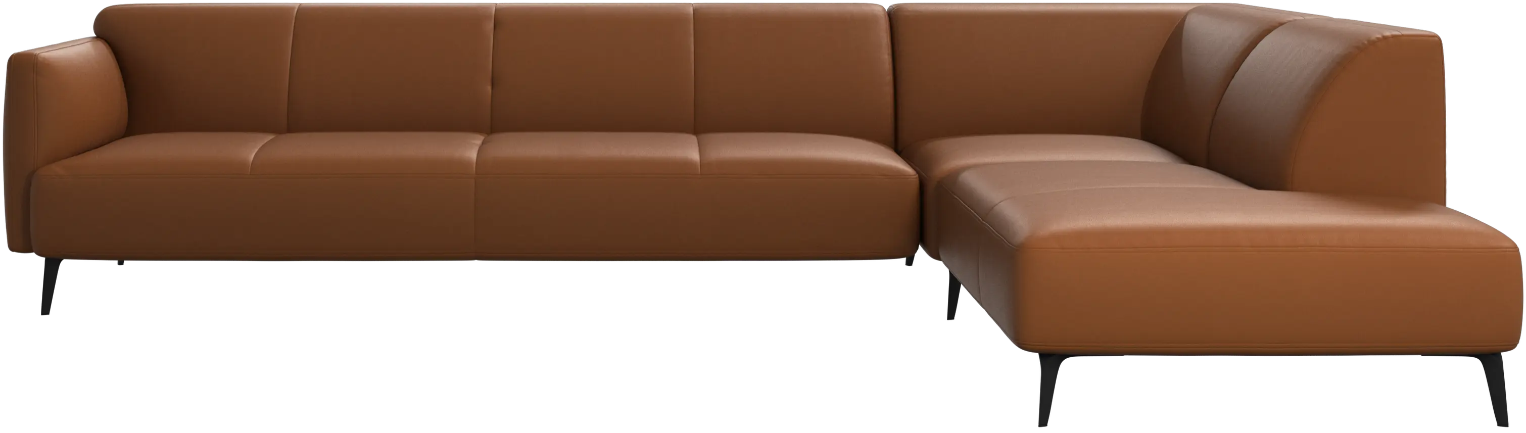 Modena corner sofa with lounging unit