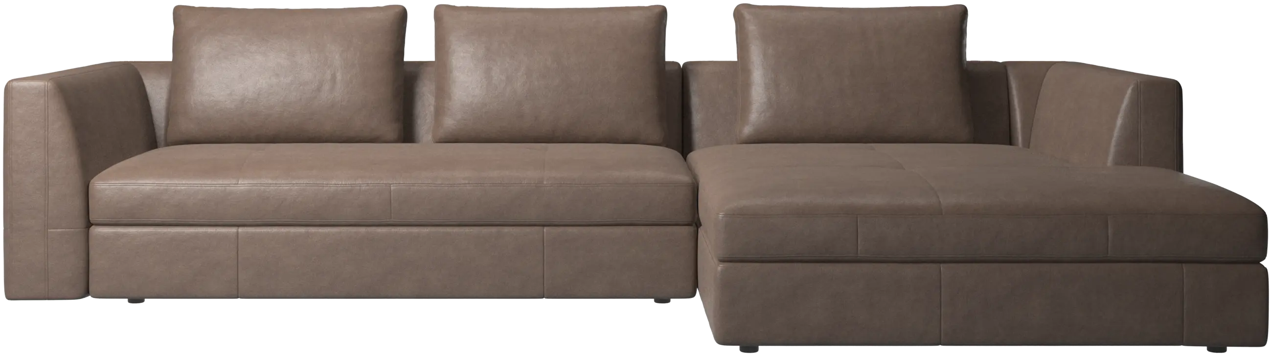 Bergamo sofa with resting unit