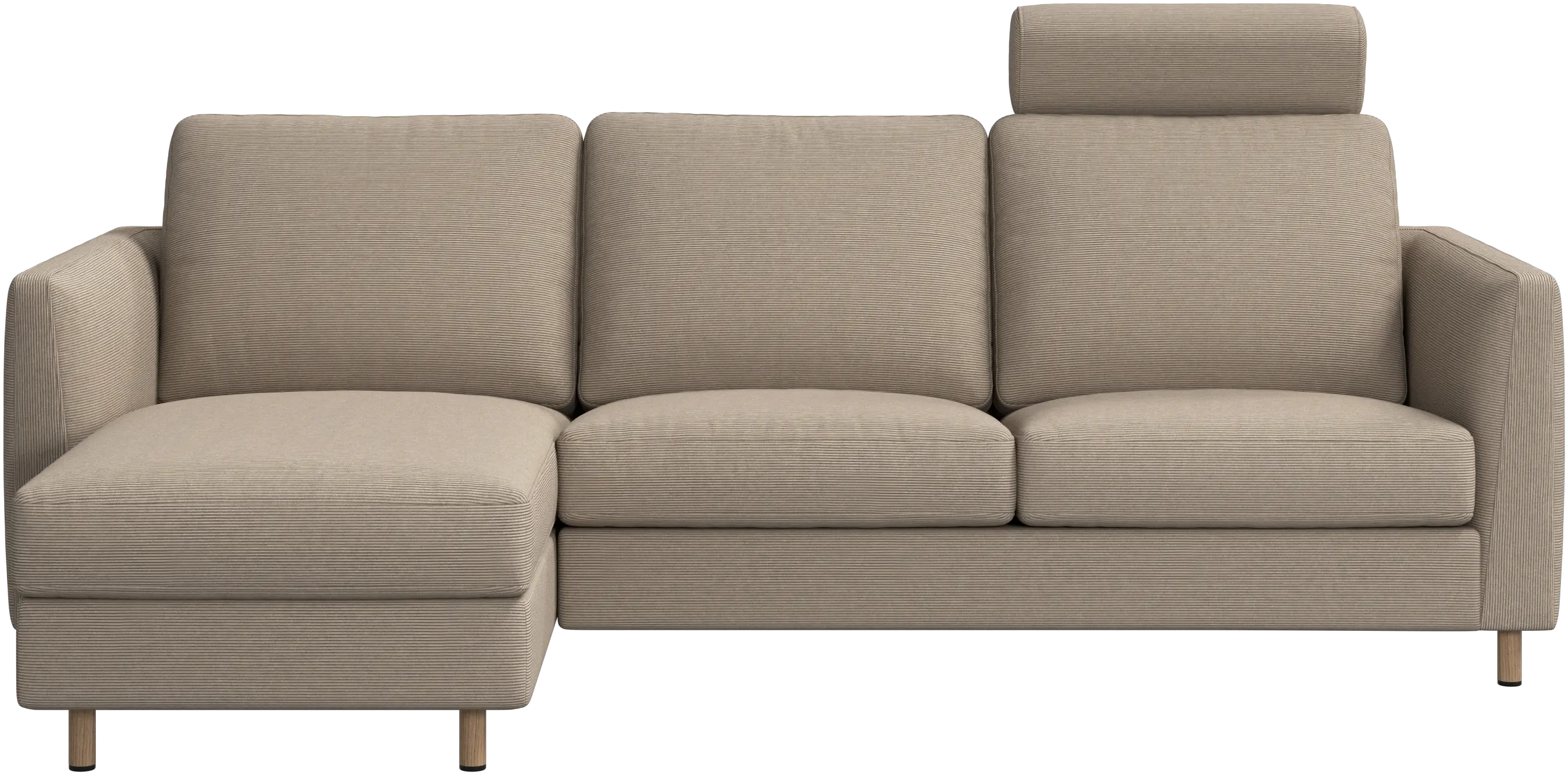 Indivi sofa with chaise longue left