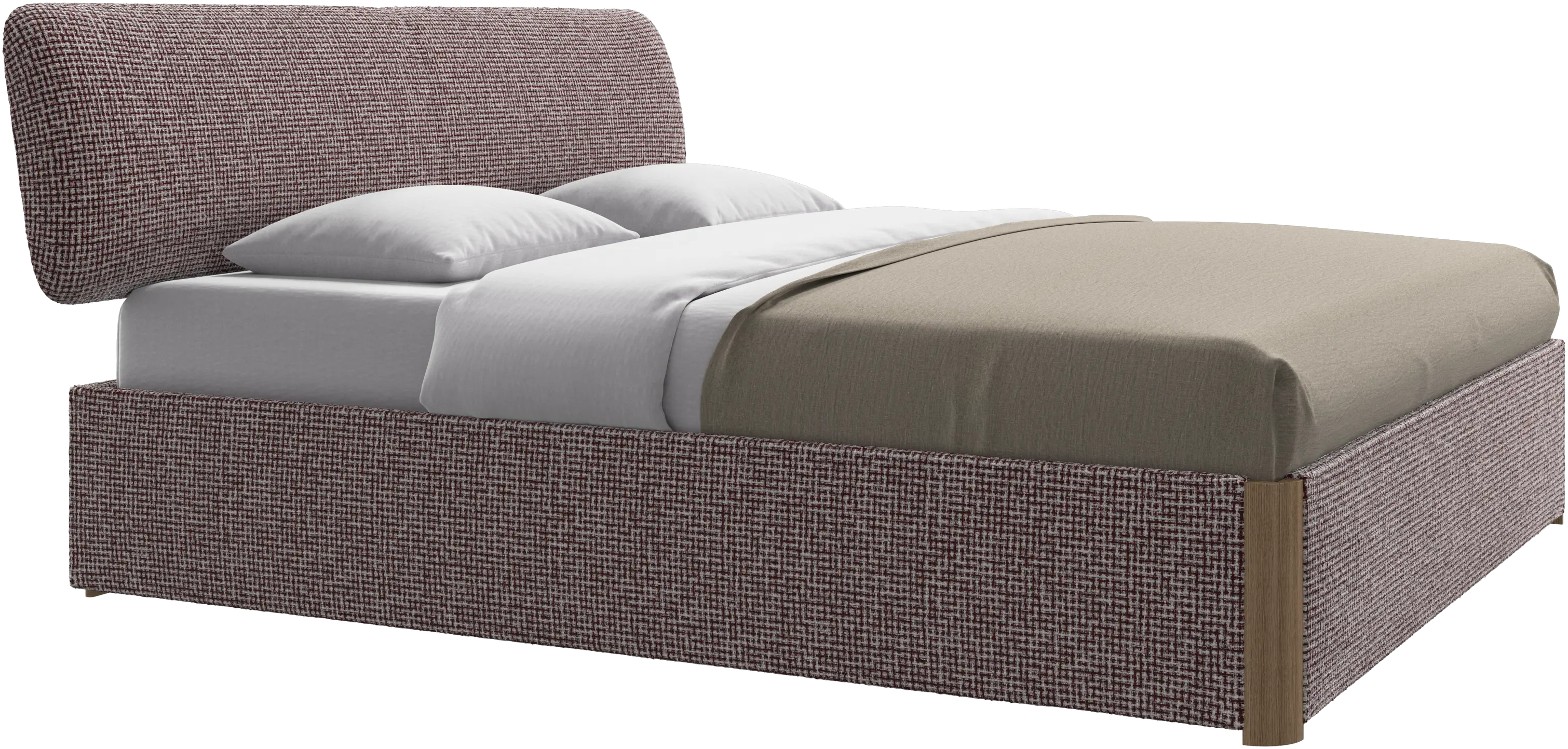 Element bed, bed-mounted headboard, without slats, excl. mattress