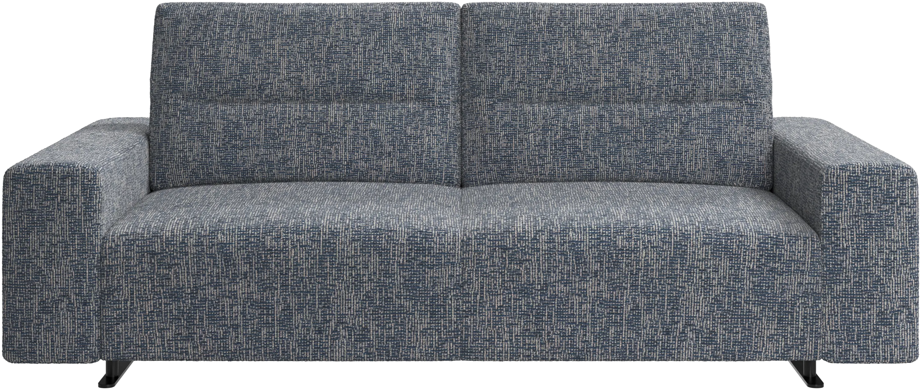 Hampton sofa with adjustable back and storage on the left side