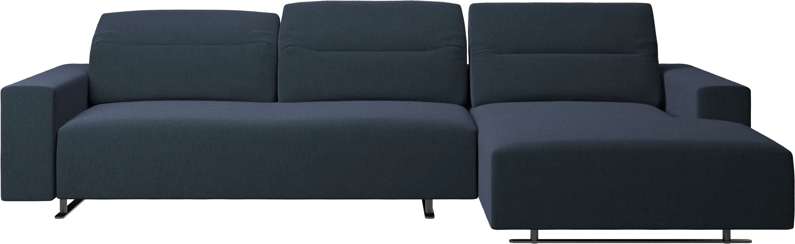 Hampton sofa with adjustable back and resting unit right side