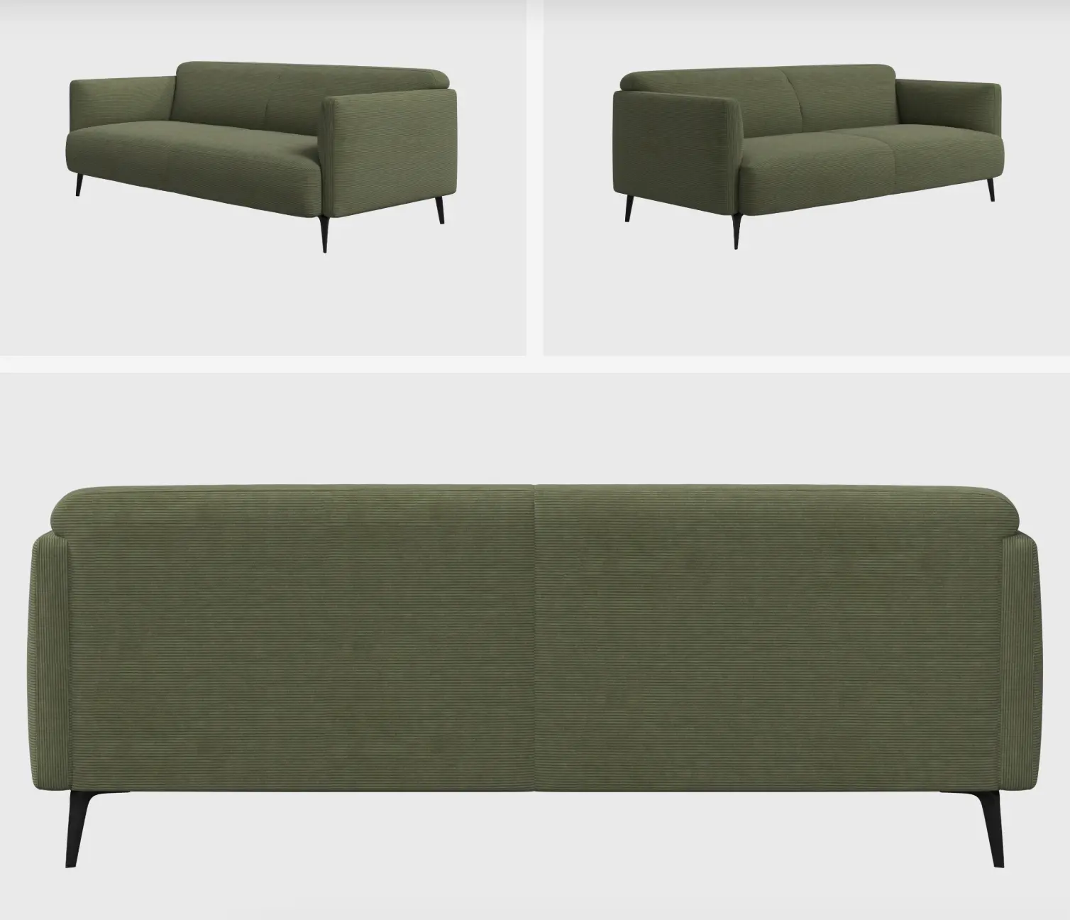 Modena 2.5 seater sofa - READY FOR DELIVERY - 25% OFF - OSF