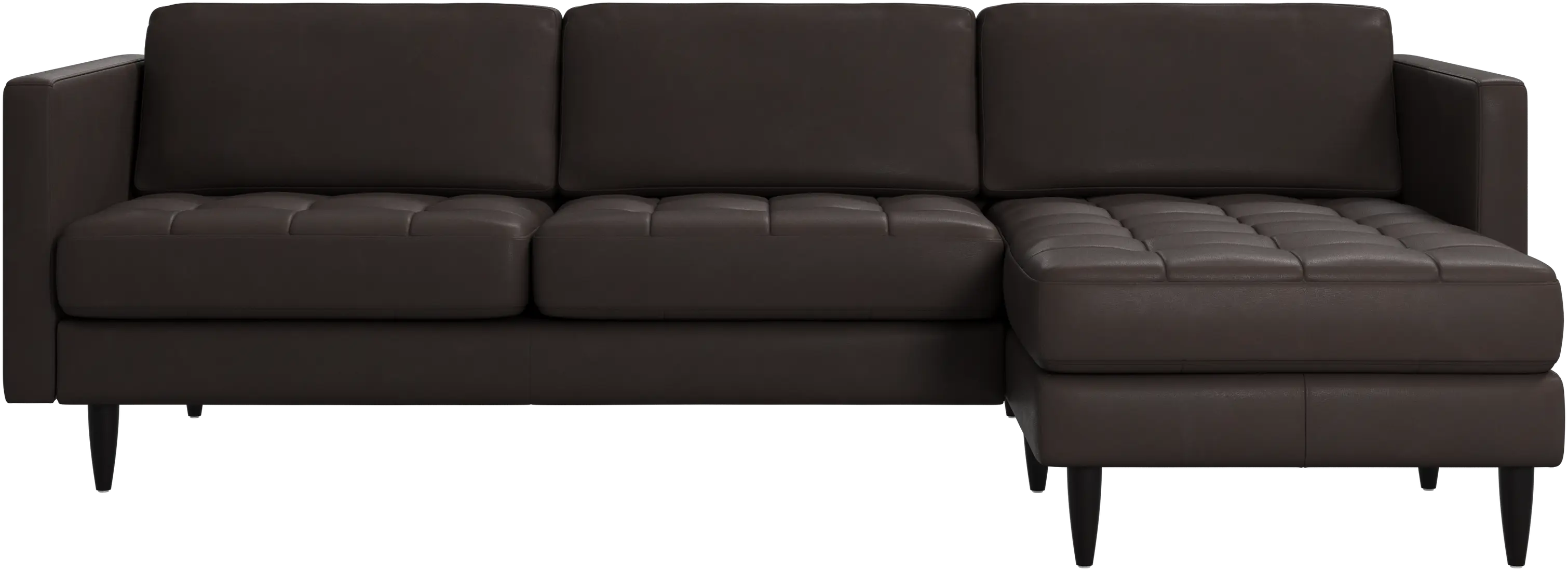 Osaka sofa with resting unit, tufted seat