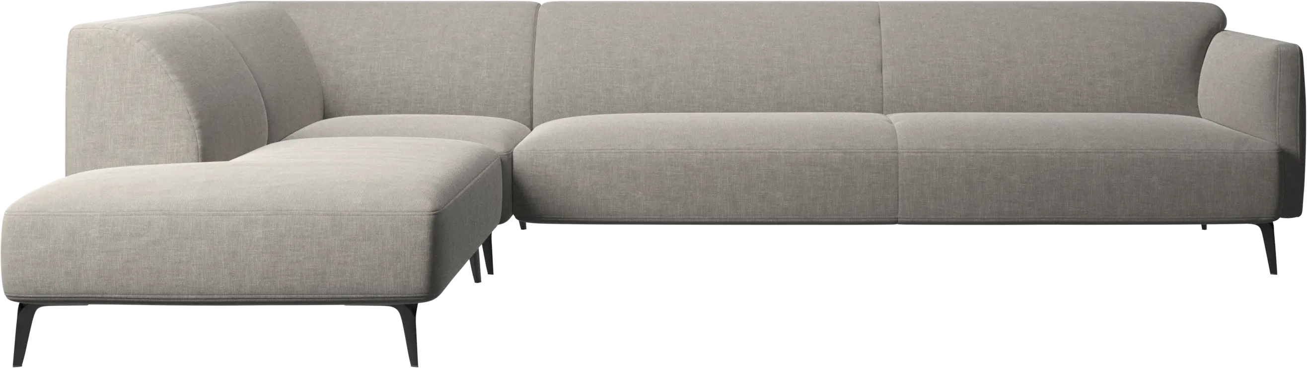 Modena corner sofa with lounging unit