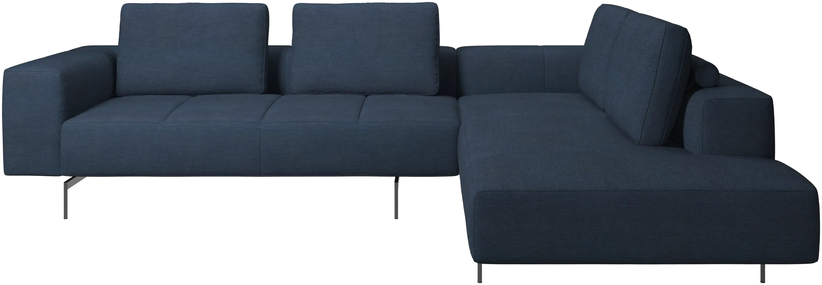 Amsterdam corner sofa with lounging unit