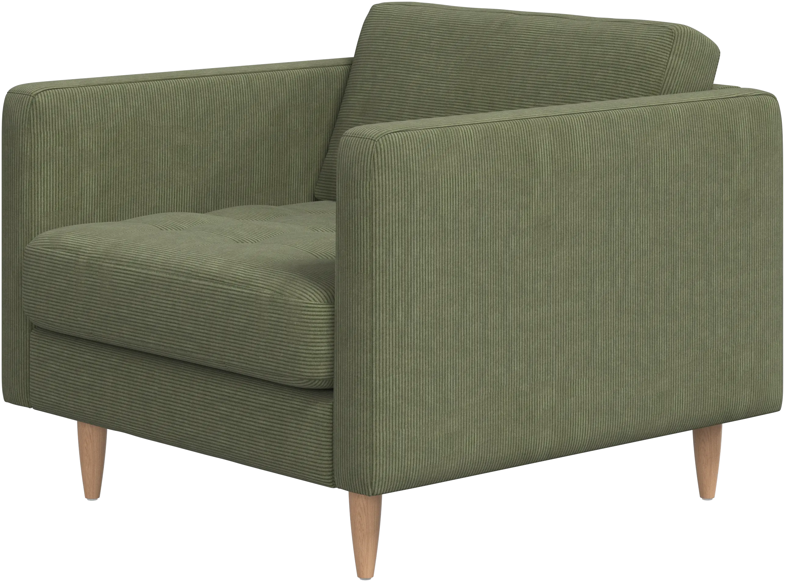 Osaka chair, tufted seat