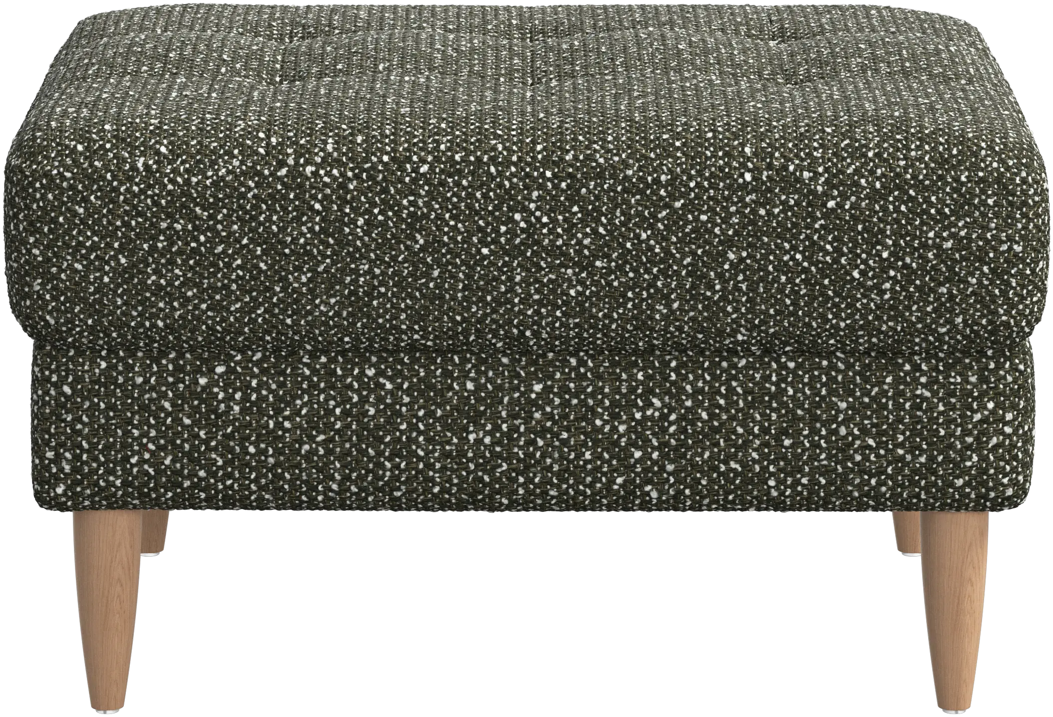 Osaka footstool, tufted seat