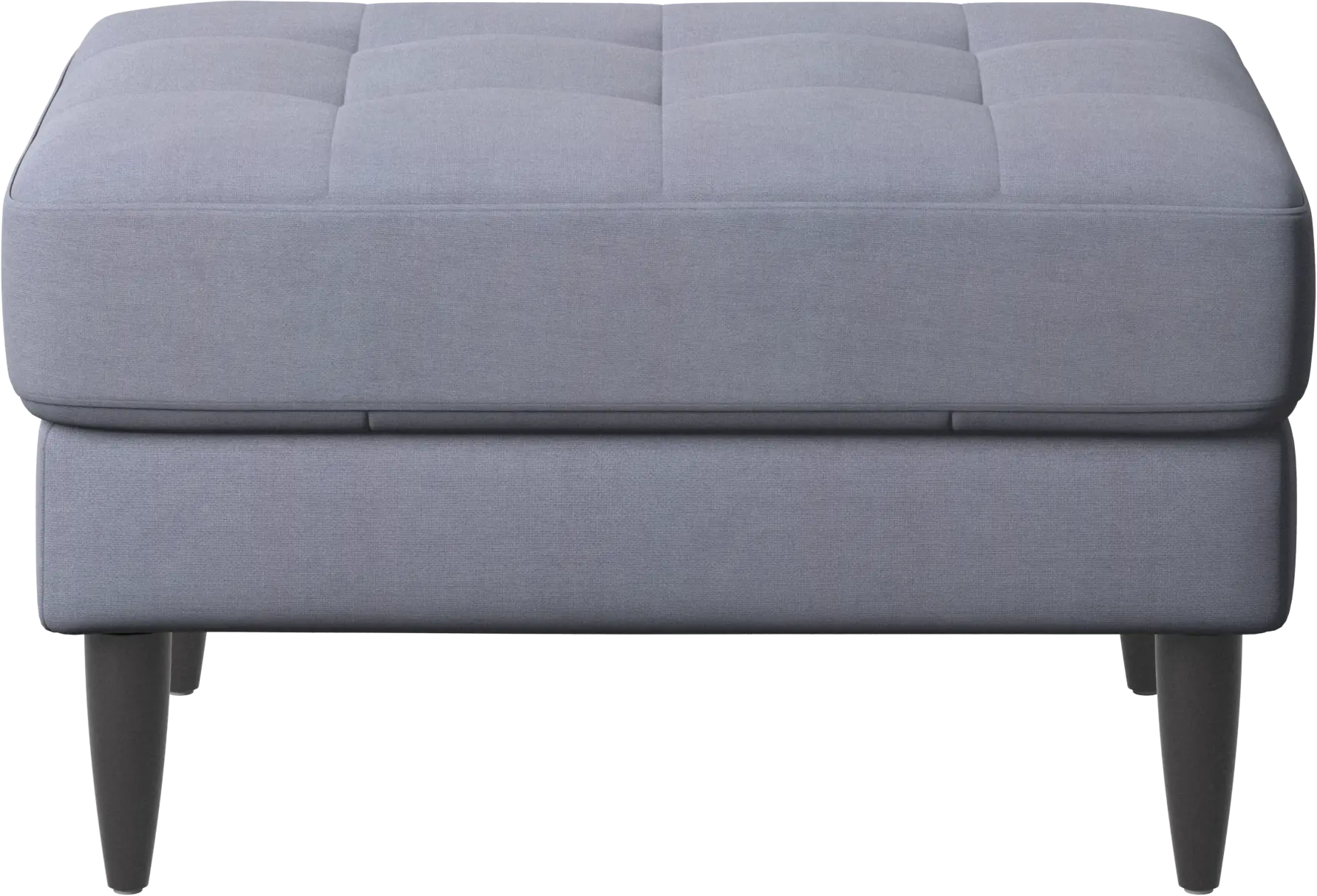 Osaka footstool, tufted seat