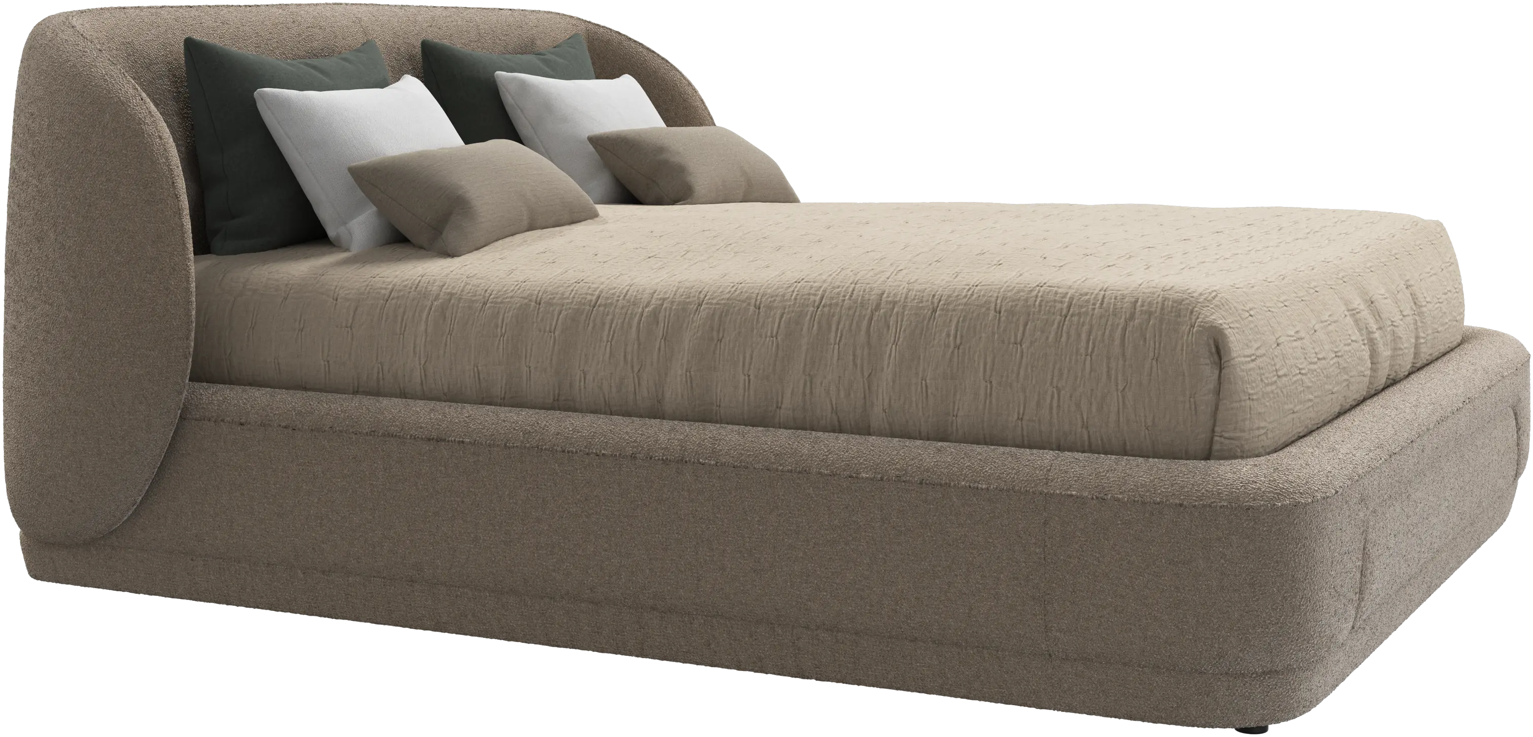 Bolzano bed with slats  - W152,5xL190cm