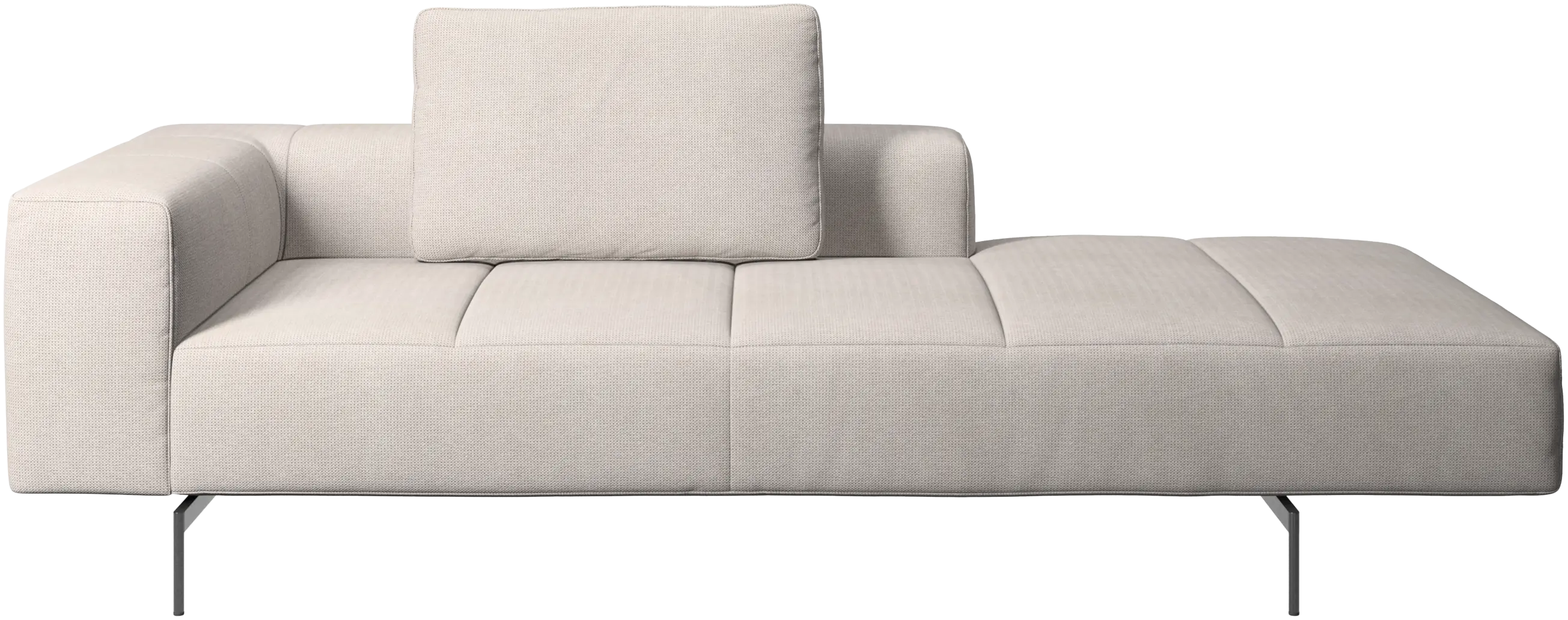 Amsterdam Iounging module for sofa, armrest left, open end right