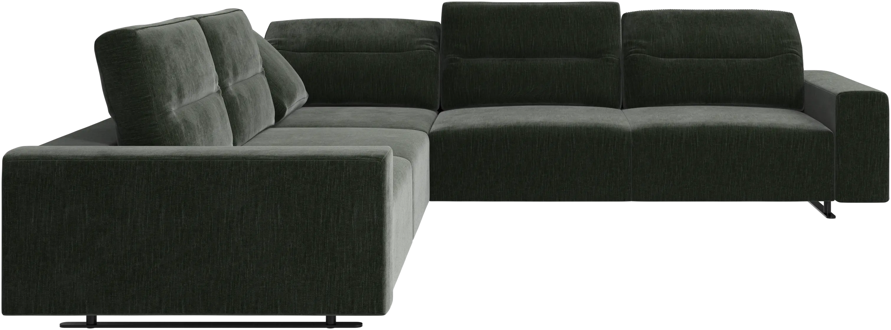 Hampton corner sofa with adjustable back