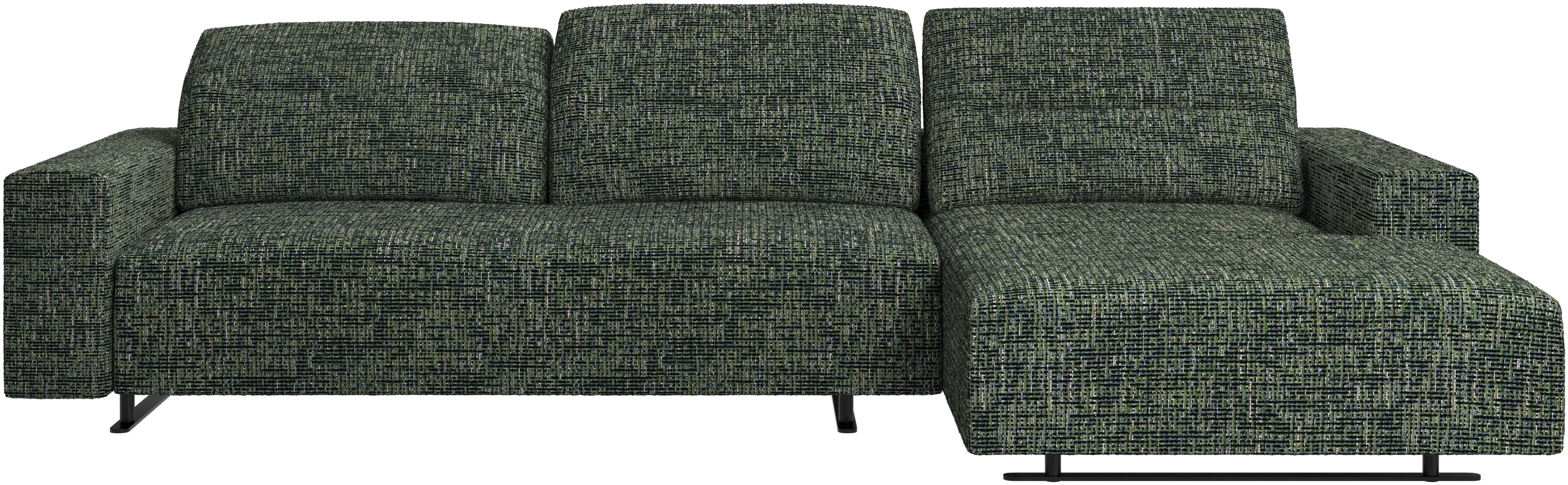Hampton sofa with adjustable back and resting unit left side