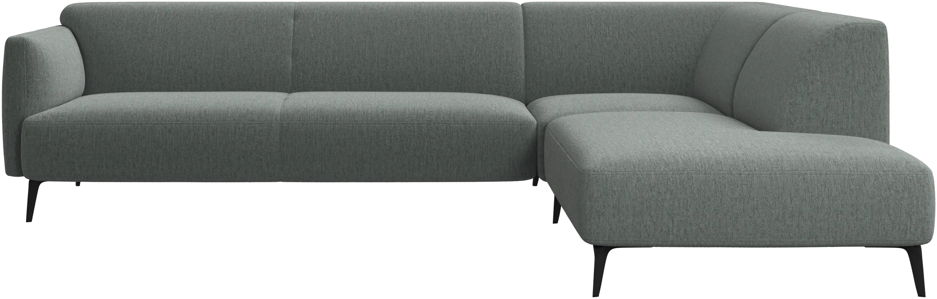 Modena corner sofa with lounging unit