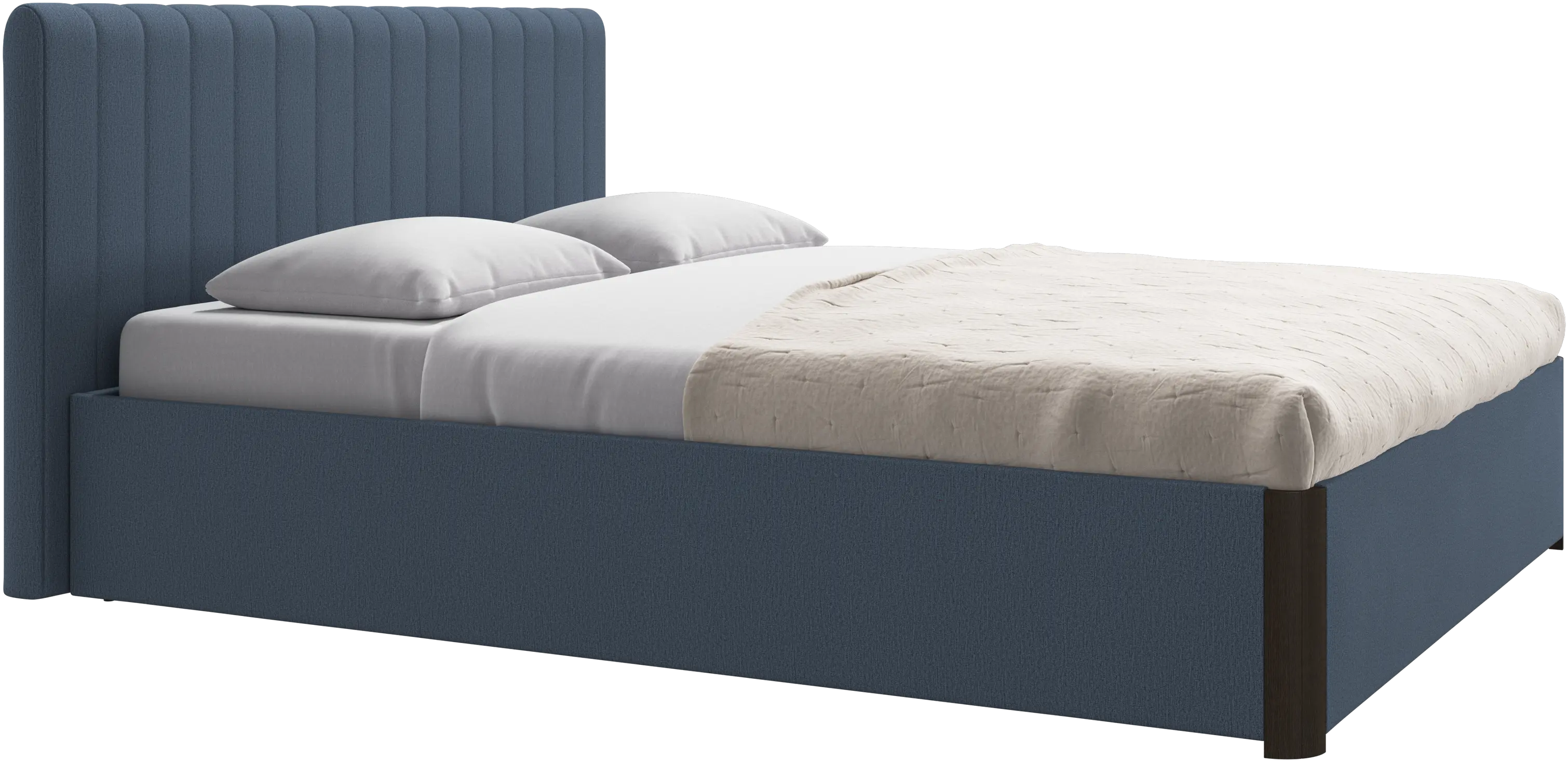 Element bed, bed-mounted headboard, with slats, excl. mattress