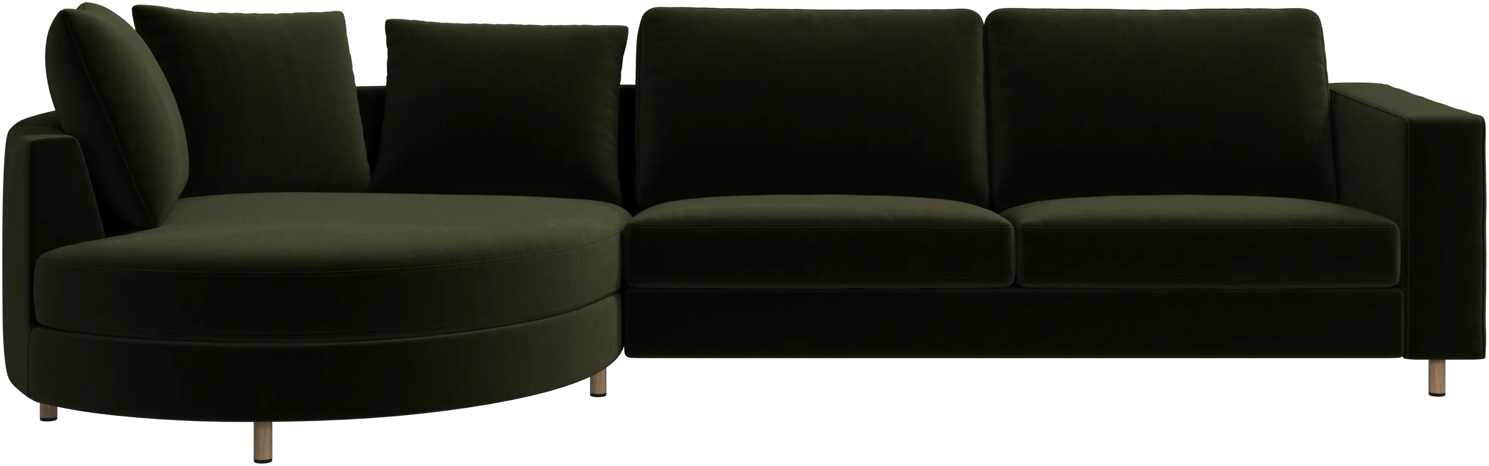 Indivi sofa with chaise longue left