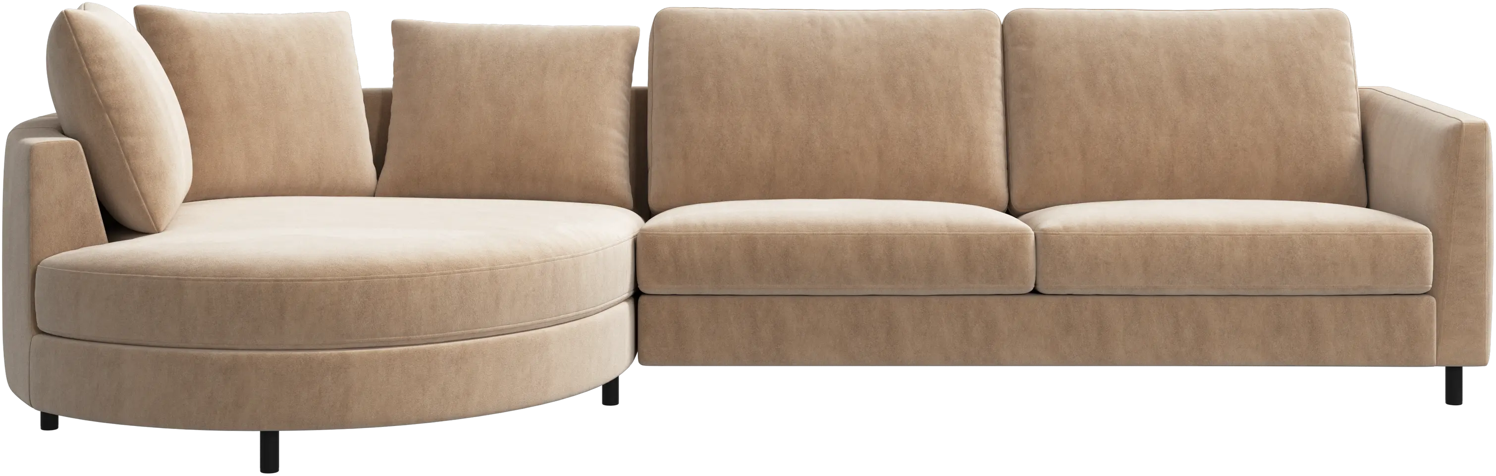 Sofa Indivi z szezlongiem po lewej stronie