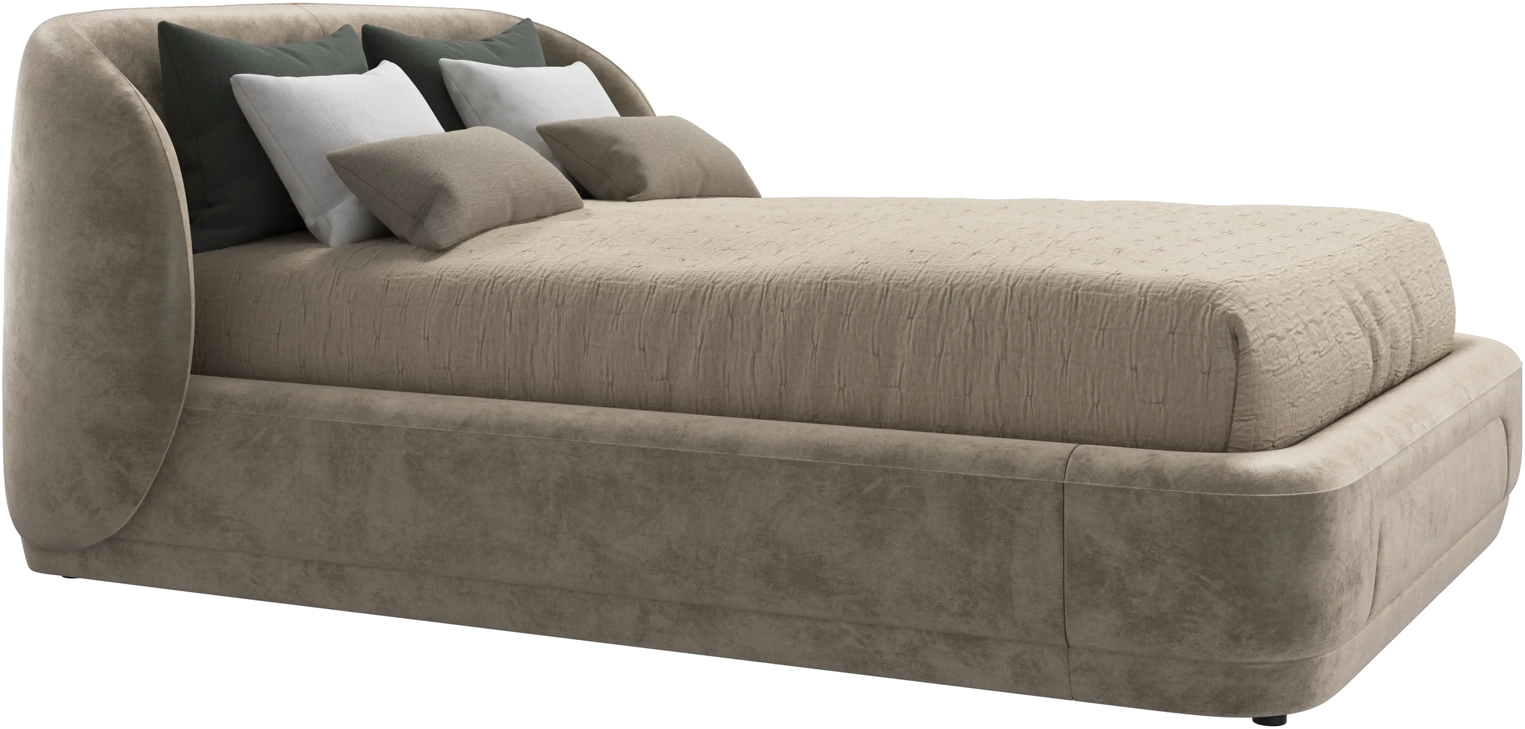 Bolzano bed with slats  - W140xL200cm