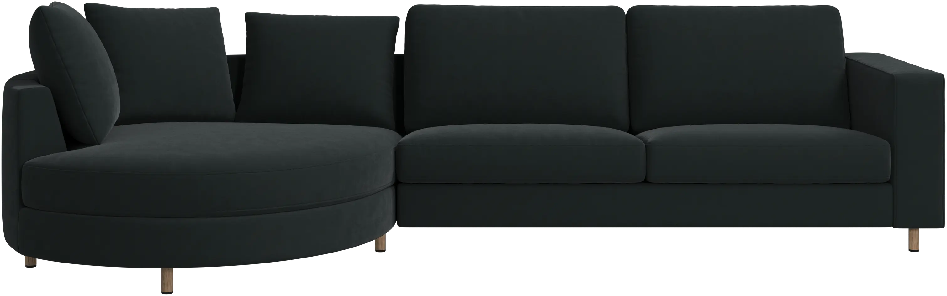 Indivi sofa with chaise longue left