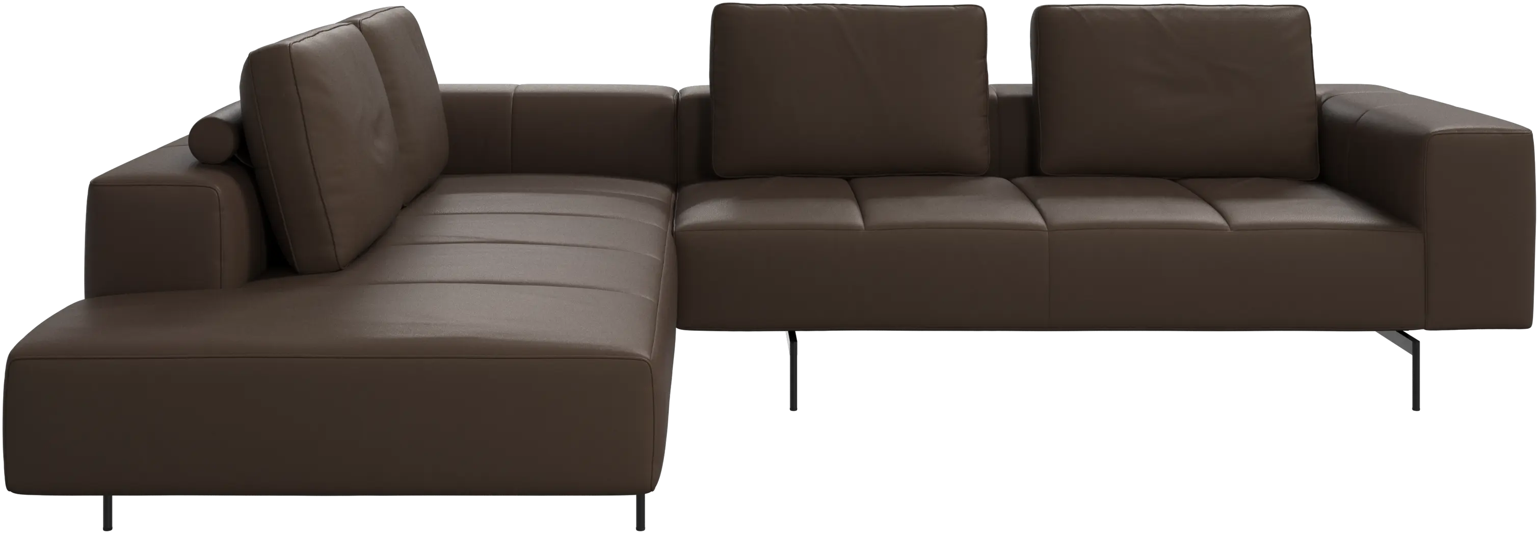 Amsterdam corner sofa with lounging unit