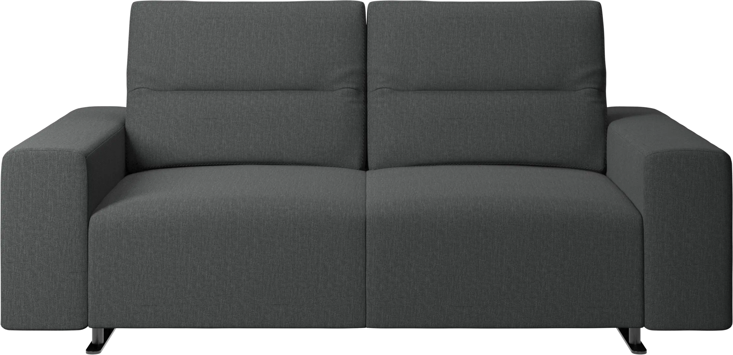 Hampton sofa with adjustable back and storage on the right side