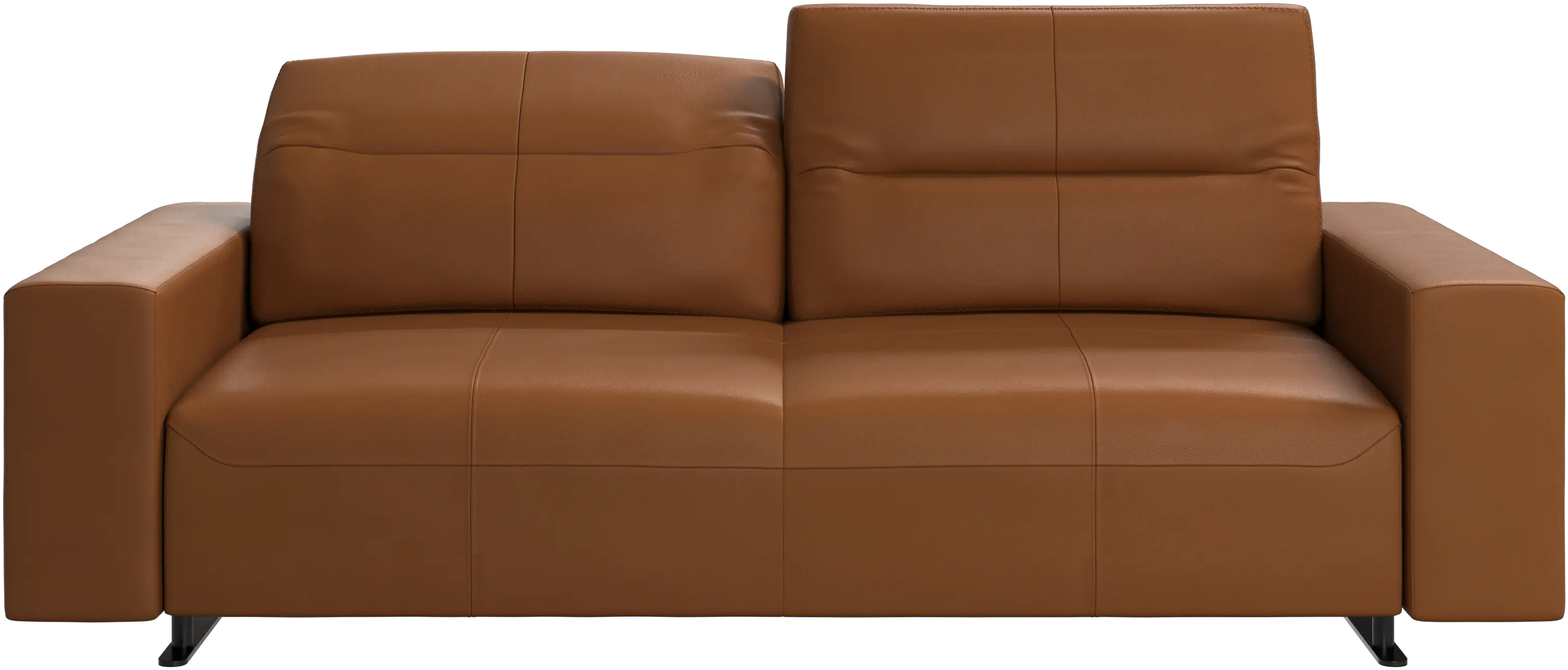 Hampton sofa with adjustable back and storage on the left side