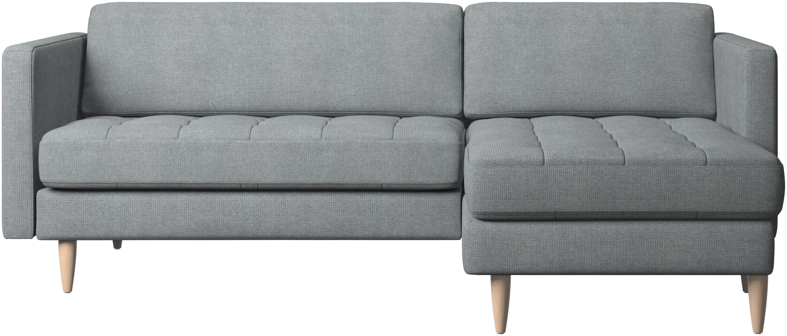 Osaka sofa with resting unit, tufted seat