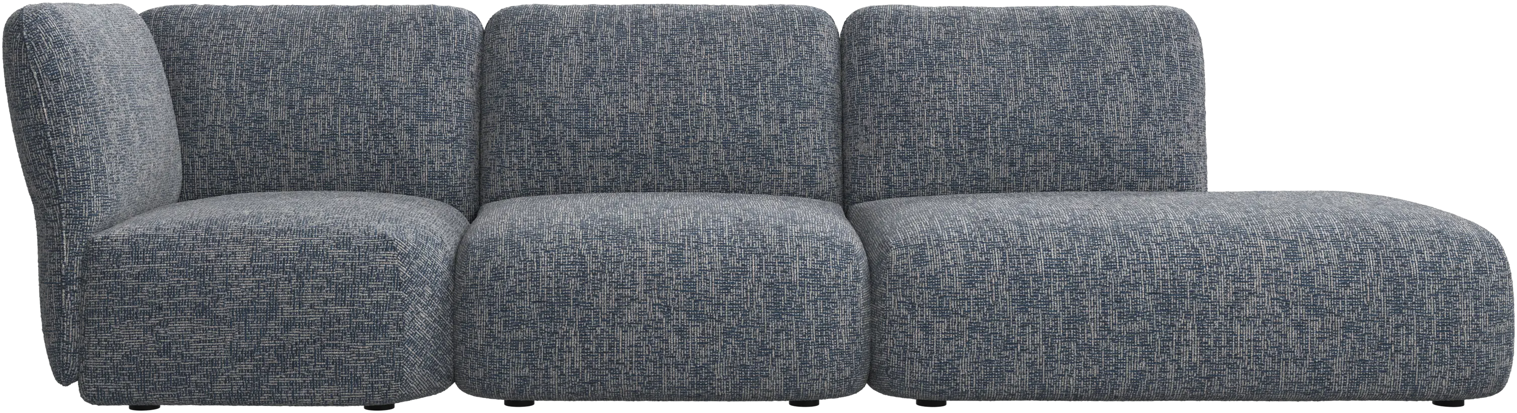 Paraggi sofa with lounging unit left