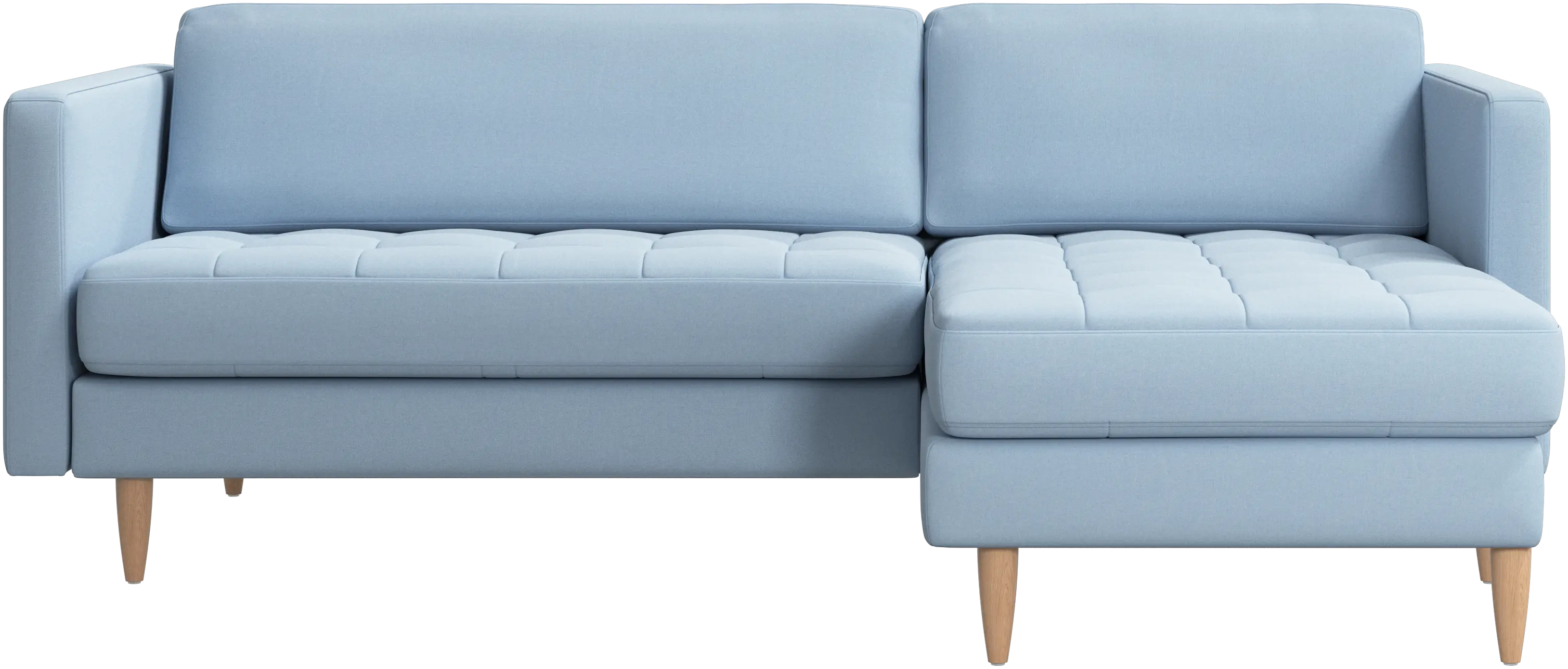 Osaka sofa with resting unit, tufted seat