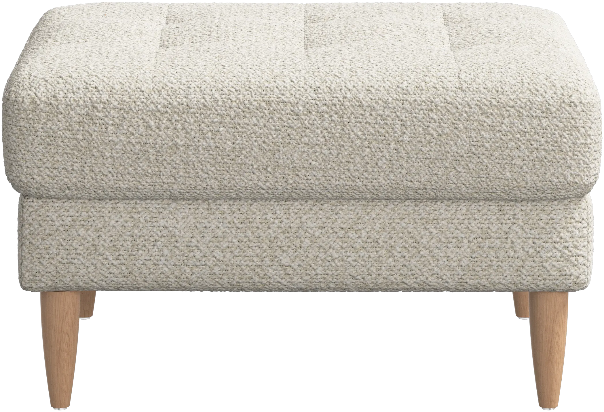 Osaka footstool, tufted seat