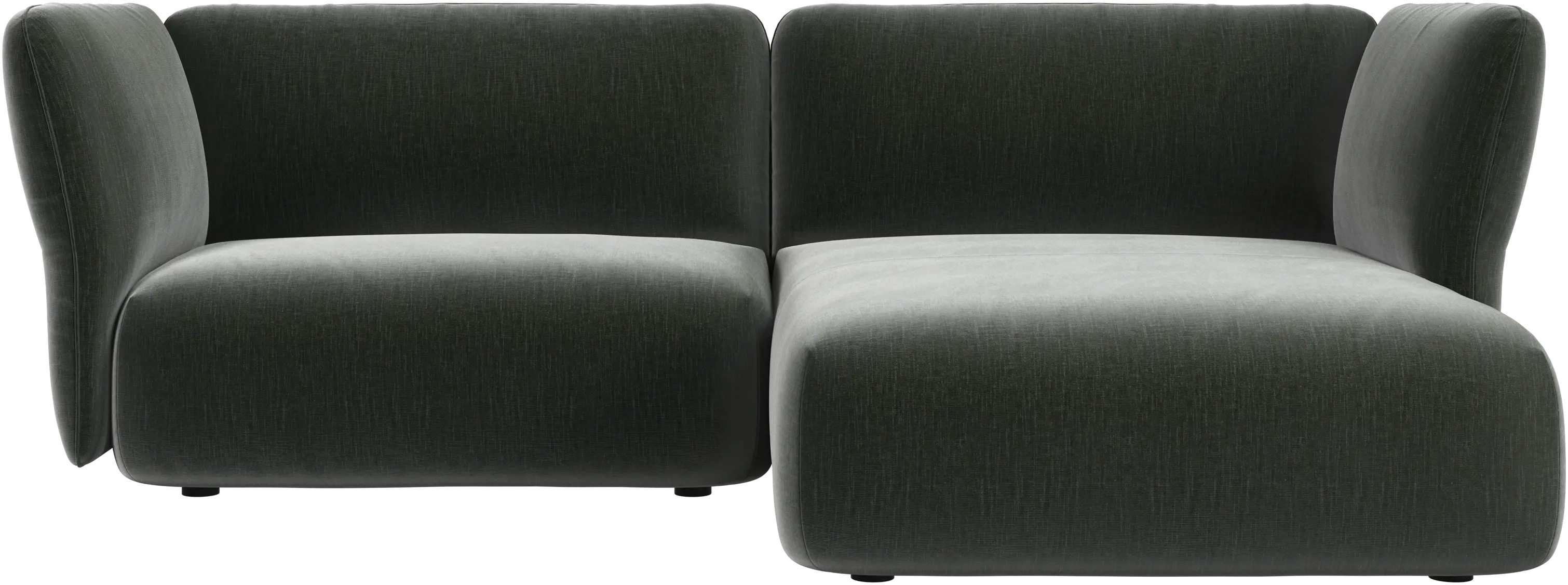 Paraggi 1.5-seater with chaise longue right