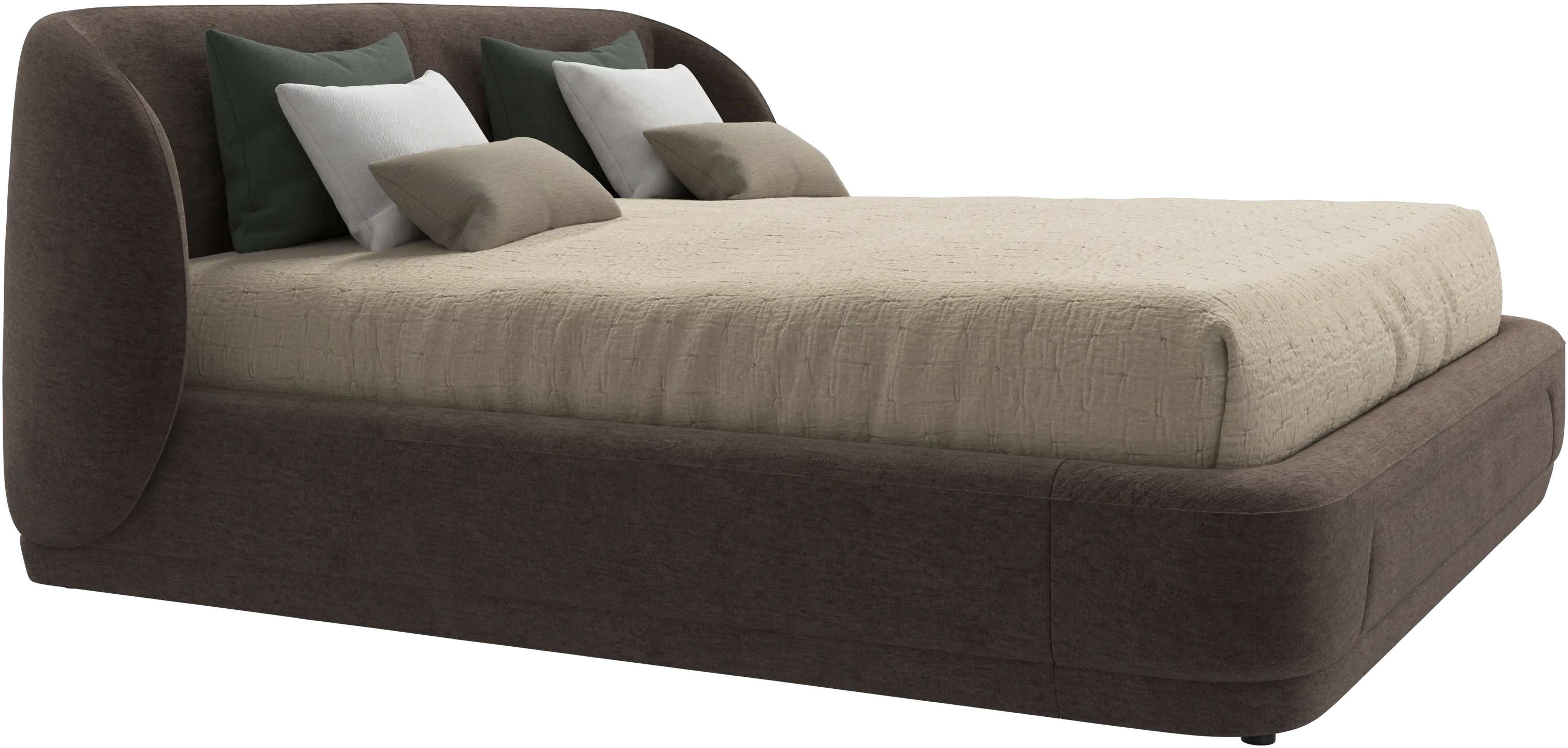 Bolzano bed with slats  - W180xL200cm